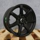 Raceline Evo 131 Satin Black 16x7 +40 5x112 5x120 74.1 Wheels Set of Rims