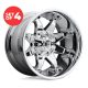 FUEL 1PC - D508 OCTANE CHROME PLATED (20