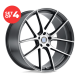 BEYERN - RITZ GLOSS GUNMETAL W/ BRUSHED FACE (18