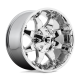 FUEL 1PC - D508 OCTANE CHROME PLATED (20