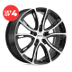(Set of 4) Petrol P5A Wheels 17X7.5 5X114.3 +40mm Gloss Black  Rims 17