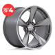 AMERICAN RACING - TTF MATTE ANTHRACITE WITH MACHINED LIP (20