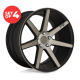 (Set of 4) Niche 1PC M150 VERONA Wheels 18X8 5X114.3 +40mm Black Rims 18