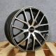 Touren TR60 Black Machined Spoke Faces and Lip Ring  17x7.5 +42  5x112 5x120 72.62 Wheels Set of Rims