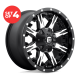 FUEL 1PC - D541 NUTZ MATTE BLACK MACHINED (17