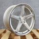 VERTINI RFS1.7 Silver Machined Chrome Lip 19x8.5 5x114.3 +40 Wheels Set of Rims