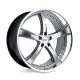 TSW - JARAMA Hyper Silver with Mirror Cut Lip 18 x 8, +32 and 19 x 9.5 +35 , 5x112, 66mm Hub / SET