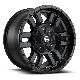 Fuel D596 Sledge 1PC Matte Black w Gloss Black Lip 22x9.5, +20, 5x150, Set of rim