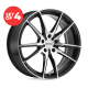 (Set of 4) Petrol P0A Wheels 18X8 5X112 +32mm Gloss Black  Rims 18