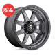 FUEL 1PC - D552 TROPHY MATTE GUN METAL BLACK BEAD RING (20