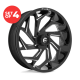 FUEL UTV - D753 REACTION GLOSS BLACK MILLED (20