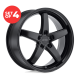 (Set of 4) Petrol P1B Wheels 17X8 5X112 +32mm Matte Black Rims 17