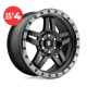 FUEL 1PC - D557 ANZA MATTE BLACK GUN METAL RING (18