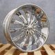Borghini B15 Chrome 24x10 6x135 6x139.7 +30 87 Wheels Set of Rims