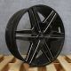 Cavallo CLV-17 Gloss Black with Milled Spoke Edges 24x9 +18 5x115 5x139.7 78.1 Wheel Single Rim