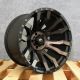 Fuel Blitz D674 Matte Black Double Dark Tint 20x12 -44 5x127 71.5 Wheels Set of Rims
