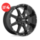 (Set of 4) Moto Metal MO970 Wheels 16X8 6X135/6X5.5 0mm Black Rims 16