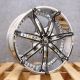 Diablo DNA Chrome with Black Inserts 22x9.5 +13 6x139.7 78 Wheels Set of Rims