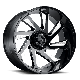 TUFF T1B Gloss Black w Milled Spoke Accents 26x14, -72, 6x139.7, Single Rim
