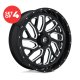 FUEL UTV - D581 TRITON GLOSS BLACK MILLED (22