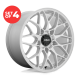(Set of 4) Rotiform R189 Wheels 20X10.5 5X112 +35mm Gloss Silver Rims 20