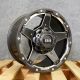 Grid GD04 Gloss Graphite Gunmeta 18x9 +15 8x180 124.2 Wheel Single Rim