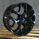 OE Performance 176 GM Accessory Gloss Black 22x9 +24 6x139.7 78.1 Wheels Set of Rims