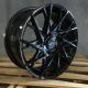 MOTIV 430B MAESTRO Gloss Black 17x7.5 5x114.3 5x120 +40 Wheels Set of Rims