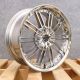 2CRAVE NUMBER 53 Chrome 18x8 5x108 +35 Wheels Set of Rims