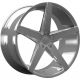 Rosso  Affinity Chrome 22x10.5, +25, 5x115, Single Rim