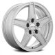 RTX Frost Silver 18x8, +42, 5x108, Single Rim