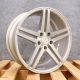 Verde Parallax V39 Matte Silver with Machined Spoke Faces  19x8.5 +30 +15 5x120 74.1 Staggered Wheels Set of Rims