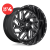 (Set of 4) Fuel D581 TRITON Wheels 20X12 6X135/6X5.5 -44mm Black Rims 20