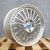 TSW Silverstone Silver with Machined Spoke Faces and Lip 18x8 +35 5x120 76 Wheels Set of Rims