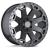 Black Rhino Warlord Matte Gunmetal 17x8, +52, 6x130, Single Rim