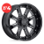 BLACK RHINO - SIERRA GLOSS BLACK W/ MILLED SPOKES (20