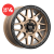 KMC - KM535 GRENADE OFF-ROAD MATTE BRONZE MATTE BLACK LIP (18