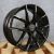 Lexani Stuttgart Gloss Black Machined Spoke Tips 20x8.5 Wheels Set of Rims (SET)