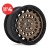 FUEL 1PC - D634 ZEPHYR MATTE BRONZE BLACK BEAD RING (17