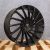 Asanti Black ABL-18 Gloss Black 24x9 +30 6x135 6x139.7 100.2 Wheel Single Rim