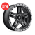 FUEL 1PC - D557 ANZA MATTE BLACK GUN METAL RING (18