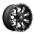 FUEL 1PC - D541 NUTZ MATTE BLACK MACHINED (20