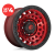 FUEL 1PC - D632 ZEPHYR CANDY RED BLACK BEAD RING (20