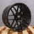 MRR GF7 Gloss Black 20x9 +15 5x115 71.6 Staggered Wheels Set of Rims