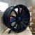 MRR HR9 Matte Black 18x8.5 +35 5x114.3 73.1 Wheels Set of Rims
