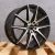 NS SERIES NS1503 Black Machined Face 18x8 5x100 5x114.3 +38 Wheels Set of Rims