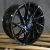 MOTIV 430B MAESTRO Gloss Black 17x7.5 5x114.3 5x120 +40 Wheels Set of Rims