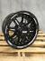 Grid GD10 Gloss Black Milled Spoke Spoke and Lip Accents  17x9 +15 5x139.7 87.1 Wheel Single Rim