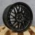 Mach MP42 Metallic Black 17x7.5 5x100 5x114.3 +40 Wheels Set of Rims (SET)