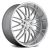 MRR GT1 Hyper Silver w Machined Lip 19x8.5, +20, 5x114.3, Single Rim 